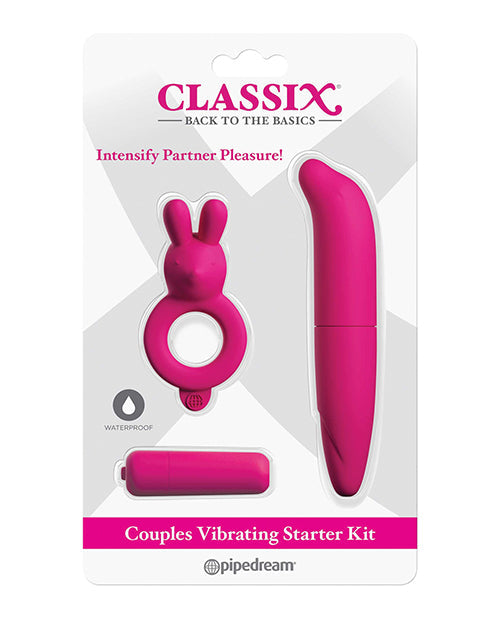 Kit de Démarrage Vibrant Classix Couples - Rose