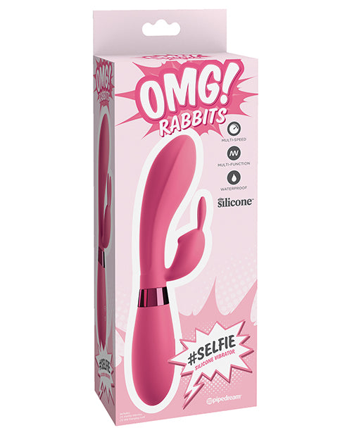 Vibrador Conejo OMG | Vibrador de Punto G Impermeable con Función Selfie | Vibrador de Clítoris Rosa 10X | El Mejor Vibrador para Mujeres