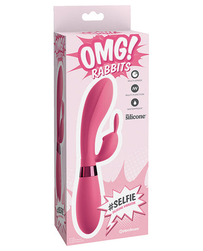 Vibrador Conejo OMG | Vibrador de Punto G Impermeable con Función Selfie | Vibrador de Clítoris Rosa 10X | El Mejor Vibrador para Mujeres