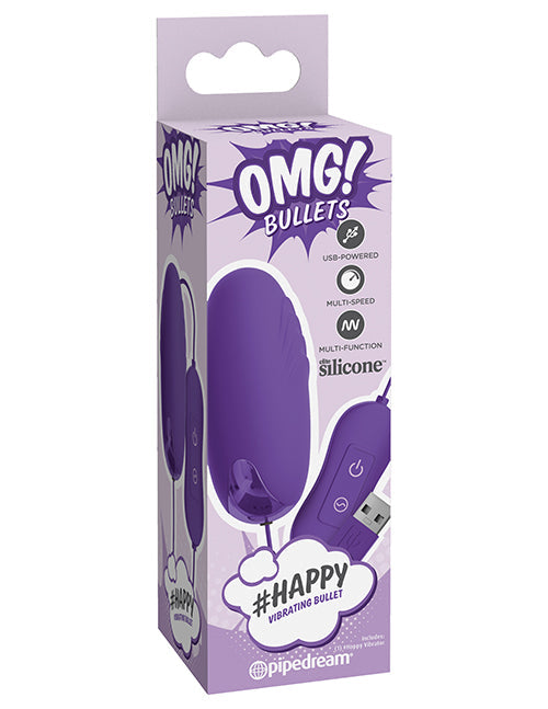 ¡Dios mío! Balas (Hash Tag) Feliz - Morado