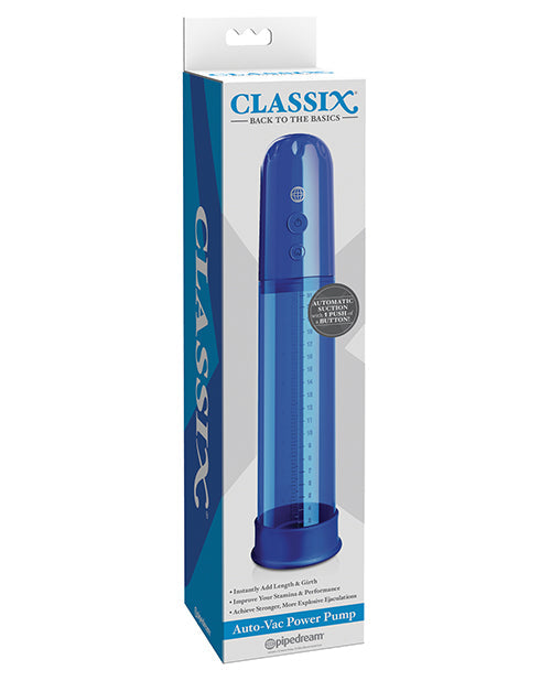 Pompe aspirateur électrique Classix Auto - Bleue