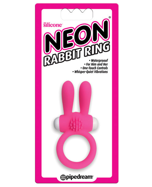 Anillo de conejo Neon Luv Touch - Rosa