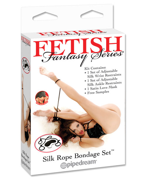Série Fetish Fantasy : Ensemble de bondage en corde de soie