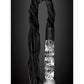 Icicles No 38 Dildo Réaliste | Godemichet en Verre Soufflé à la Main | Flogger Fouet en Cuir de Taureau avec Poignée