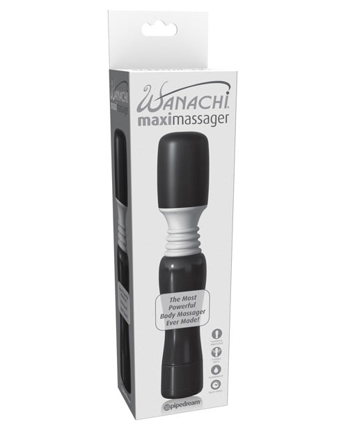 Maxi Wanachi Masajeador Impermeable - Negro