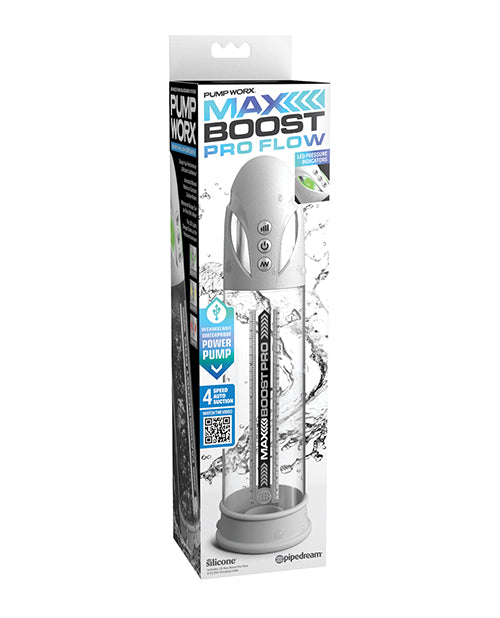 Pump Work Max Boost Pro - Blanc/Transparent