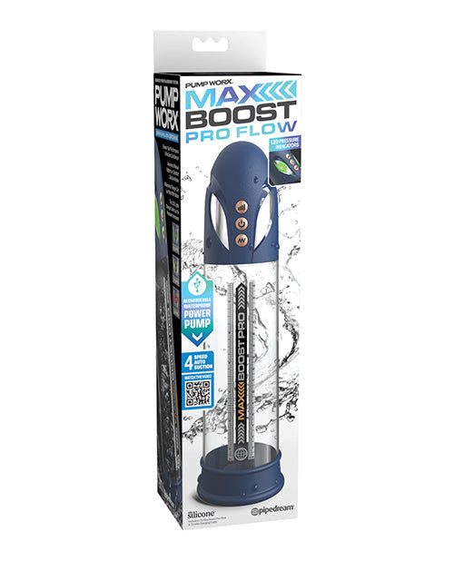 Pump Work Max Boost Pro - Bleu/Transparent