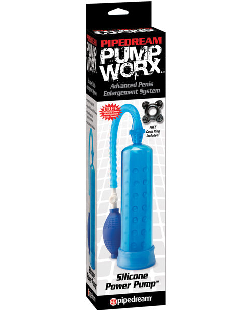 Pompe d'agrandissement Pump Worx Silicone Power - Bleue