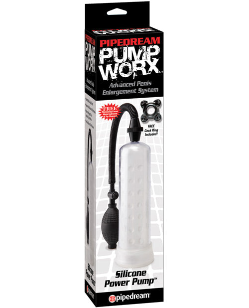 Pompe à puissance en silicone Pump Worx - Transparente