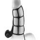 Fantasy X-tensions Deluxe Anneau de Pénis en Silicone Power Cage - Noir