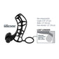 Fantasy X-tensions Deluxe Anneau de Pénis en Silicone Power Cage - Noir