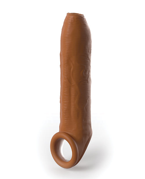 Fantasy X-tensions Elite funda extensora de 7 pulgadas sin cortar con correa - Color canela