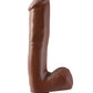 Gode ceinture noir géant de 25,4 cm | Gode à ventouse | Gode géant Basix Rubber Works