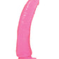 Basix Rubber Works Grand gode | Grand gode fin rose de 7 pouces | Gode à ventouse | Meilleur gode