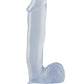 Basix Rubber Works Giant Dildo | Godemichet réaliste transparent de 30,5 cm | Godemichet à ventouse