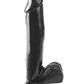 Basix Rubber Works Gros godemichet | Godemichet noir géant de 30 cm | Godemichet à ventouse