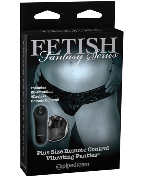 Bragas vibradoras con control remoto Edición Limitada Fetish Fantasy - Talla Grande