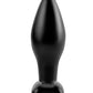 Vibromasseur plug anal en silicone noir - Collection Anal Fantasy - Taille moyenne