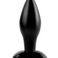 Vibromasseur plug anal en silicone noir - Collection Anal Fantasy - Taille moyenne