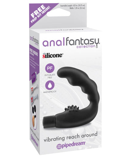 Colección de fantasía anal: Vibrador de alcance anal - Negro
