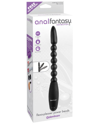 Collection anale fantaisie Flexa Power Beads Pleaser - Noir