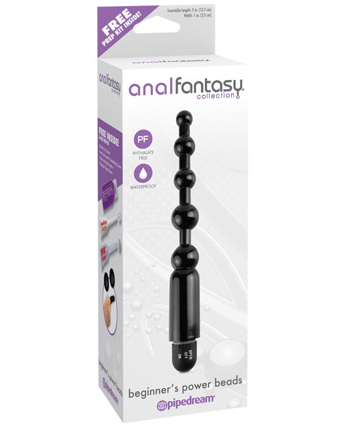 Colección Fantasía Anal Cuentas de Poder para Principiantes - Negras