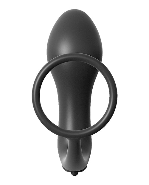 Colección de fantasía anal: vibrador de gasmo con anillo para pene