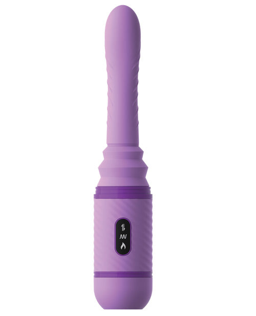 Fantasy For Her Vibrador de empuje | Love Her Vibrador térmico | Vibrador Punto G morado | Mejor vibrador para mujeres