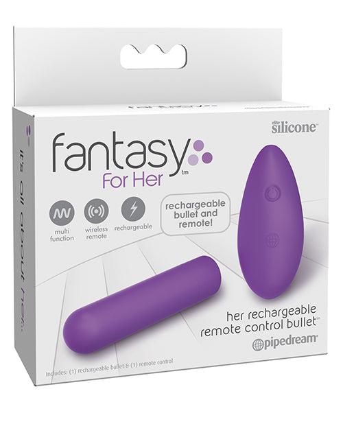 Fantasy for Her Mini-vibreur rechargeable avec télécommande - Violet