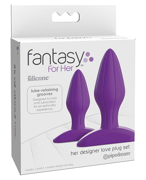 Fantasy for Her Designer Love Plug Set - Violet