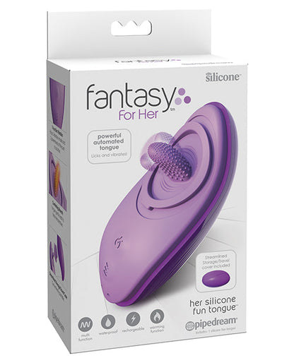Fantasy for Her Lengua Divertida de Silicona - Morado