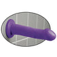 Dildo Dillio 15 cm | Dildo violet "Fais-lui plaisir" | Grand dildo réaliste | Dildo à ventouse