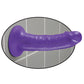 Grand godemichet Dillio de 15 cm | Godemichet réaliste fin violet | Godemichet à ventouse | Grand godemichet