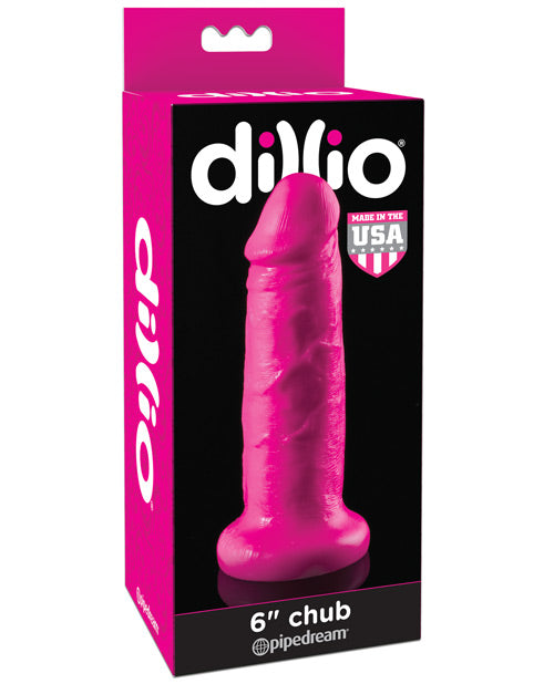 Grand gode Dillio de 15 cm | Gode rose et épais | Grand gode | Gode à ventouse