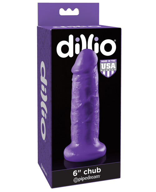 Dillio Gros Gode 15 cm | Gode Large Violet Potelé | Gode Réaliste | Gode Ventouse