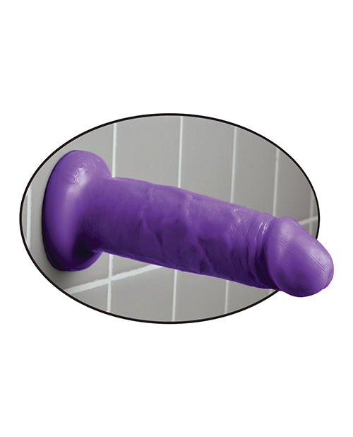 Dillio Gros Gode 15 cm | Gode Large Violet Potelé | Gode Réaliste | Gode Ventouse