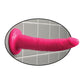 Dillio 7" Godemichet Rose Fin et Élancé | Godemichet à Ventouse | Grand Godemichet