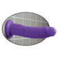 Gros Godemichet Dillio 9" | Godemichet Ventouse Puissante Violette | Godemichet Réaliste Flexible