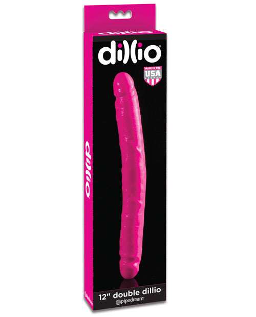 Gros gode Dillio 30 cm | Gode double | Gode géant rose | Gode ventouse | Grand gode