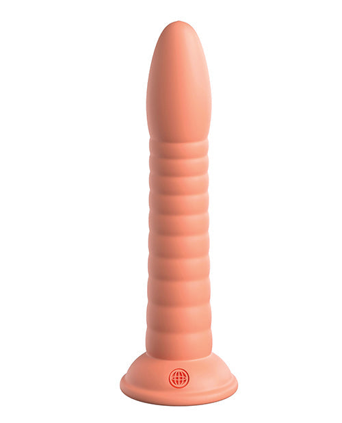Grand gode Dillio Platinum | Grand gode de 17,78 cm | Gode en silicone Wild Thing | Gode ventouse pêche