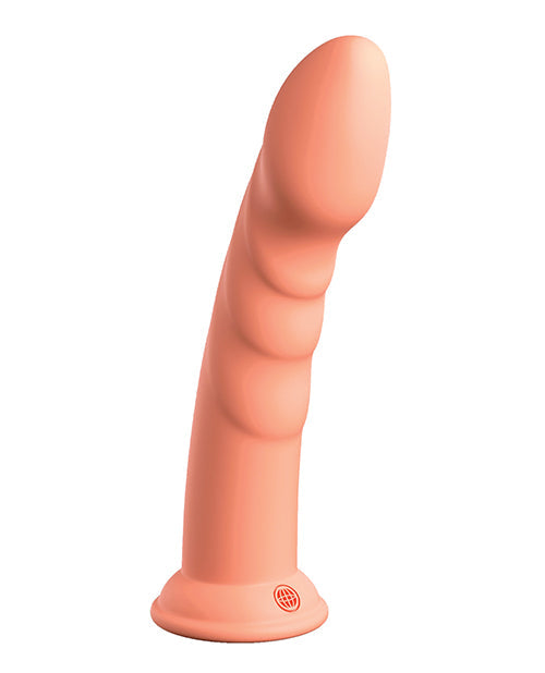 Gros godemichet Dillio Platinum | Gros godemichet de 20 cm | Godemichet Super Silicone | Godemichet ventouse pêche
