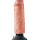 King Cock 6" Dildo Grande | Dildo Vibrador | Dildo con Ventosa Color Carne | Dildo Grande