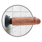 Pene Vibrador King Cock de 6" - Color piel