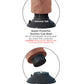 King Cock 7" Pene Vibrador - Tostado