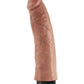 King Cock 7" Pene Vibrador - Tostado