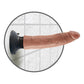 King Cock 7" Pene Vibrador - Tostado