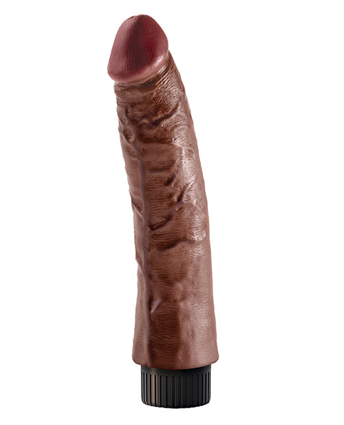 King Cock Dildo grande de 7 pulgadas | Dildo vibrador | Dildo de ventosa marrón | Dildo grande