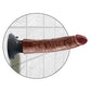 King Cock Dildo grande de 7 pulgadas | Dildo vibrador | Dildo de ventosa marrón | Dildo grande