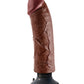 King Cock 8" Dildo Grande | Dildo Vibrador | Dildo de Ventosa Marrón | Dildo Grande