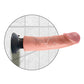 King Cock gros gode de 23 cm | God vibrant | Gode à ventouse couleur chair | God réaliste étanche